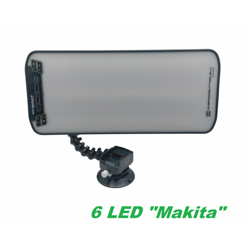 PDR LED cвітло MaksMaster-М G2 6LED з адаптером Makita LDM5625N6PA фото