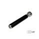 Aluminum knockdown with spring mechanism for interchangeable tips