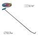 Double Bend Interchangeable Tip Rod 48" x 1/2"