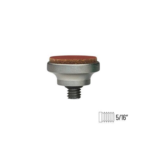 Aluminum tip with leather cover D25