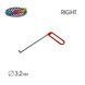 Brace Tool Right- BR08 8'' x 0.125"