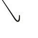 Side Panel Hook 2 1/2" x  0.243" Curve Flag- SPH4