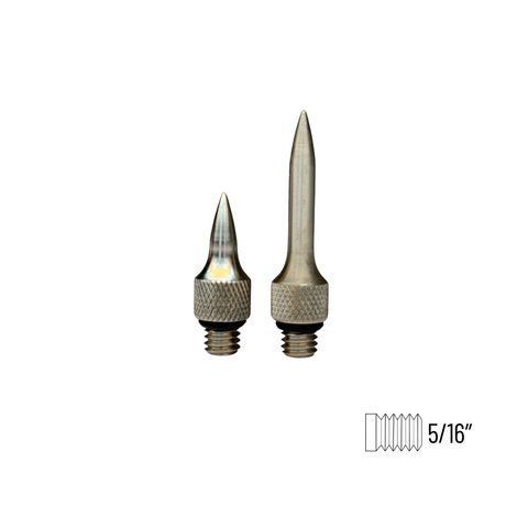 Set of steel sharp tips