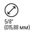 Diameter 5/8&Prime; (D15,9 мм)