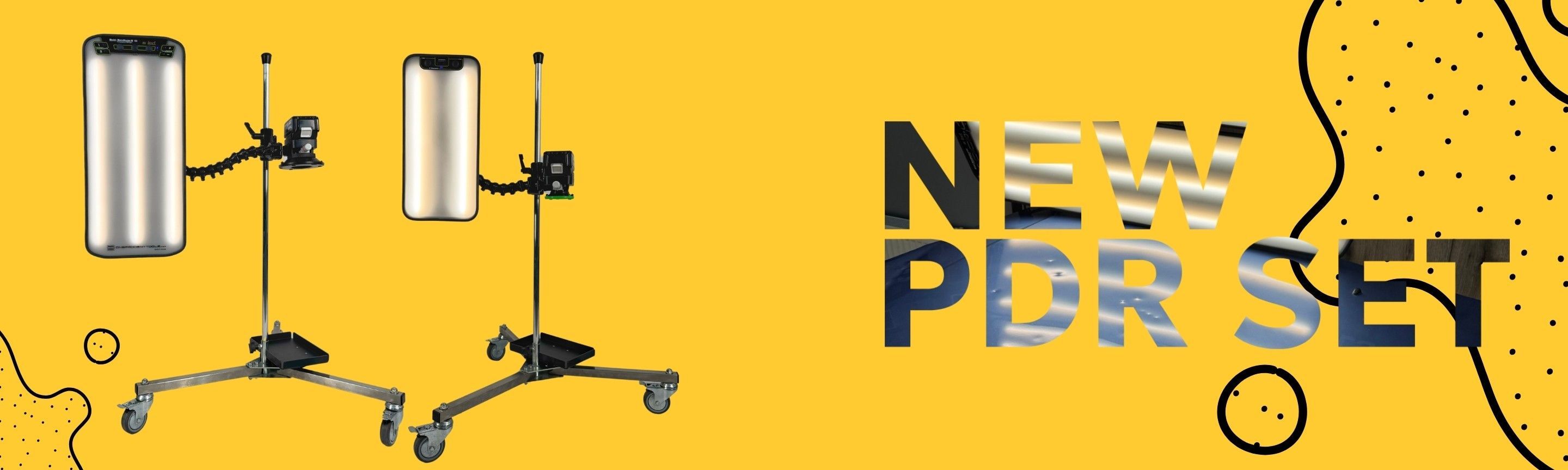 Professional tools and light for PDR