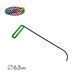 Sharp Side Panel Hook 4 2-1/2'' x 1/4'' Curve Flag