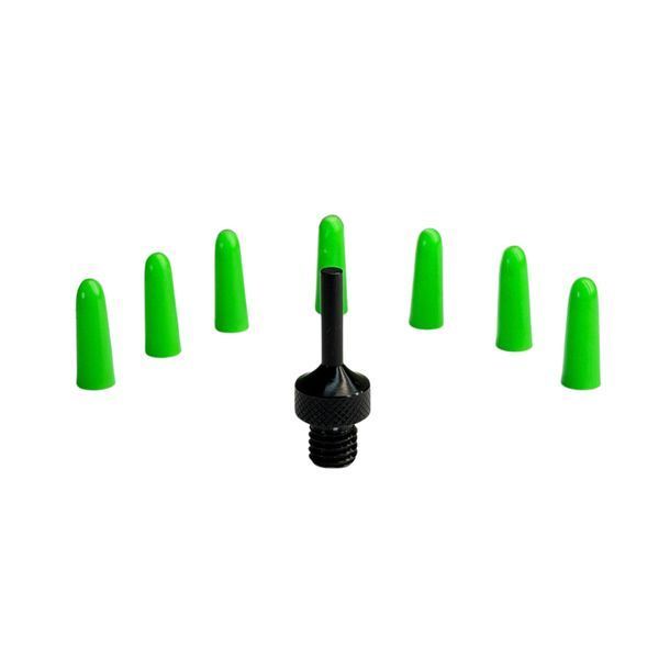 Tip with polyurethane inserts