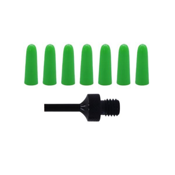 Tip with polyurethane inserts