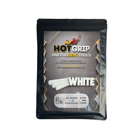 Клей гарячий HotGrip White 10 штук HGW10S  фото