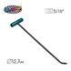 Single bend interchangeable tip rod 24'' x 1/2&ldquo;
