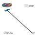 Single bend interchangeable tip rod 36" x 1/2&ldquo;