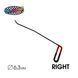 Sharp Brace Tool Right 18'' x 1/4''&nbsp;/ D6,3 мм